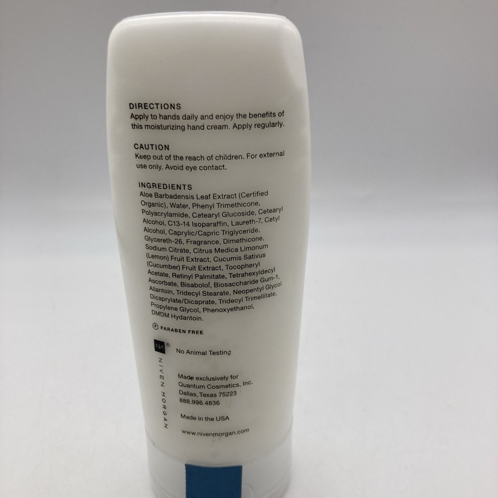 Niven Morgan Blue Hand Cream 4oz New - Picture 2 of 2